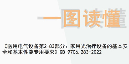 GB 9706.283-2022《医用电气设备 第2-83部分：家用光治疗设备的基本安全和基本性能专用要求》